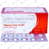 OLKEM TRIO 6.25MG TAB 1X10 - 9654 - Medkart Pharmacy | Generic Medicines Online - Best Online Pharmacy App