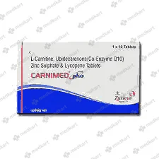 CARNIMED PLUS TAB 1X10 - 2075 - Medkart Pharmacy | Generic Medicines Online - Best Online Pharmacy App