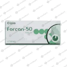 FORCAN 50MG TAB 1X4 - 5144 - Medkart Pharmacy | Generic Medicines Online - Best Online Pharmacy App