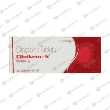 CILNIKEM 5MG TAB 1X10 - 2346 - Medkart Pharmacy | Generic Medicines Online - Best Online Pharmacy App