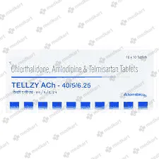 TELLZY ACH 40/5/6.25MG TAB 1X10 - 16990 - Medkart Pharmacy | Generic Medicines Online - Best Online Pharmacy App