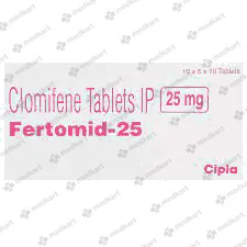 FERTOMID 25MG TAB 1X10 - 4826 - Medkart Pharmacy | Generic Medicines Online - Best Online Pharmacy App