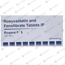 ROSAVE F 5MG TAB 1X10 - 11566 - Medkart Pharmacy | Generic Medicines Online - Best Online Pharmacy App