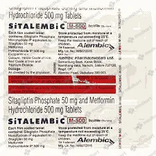 Buy SITALEMBIC M 50/500MG TABLET 15'S Online