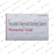 Buy ROSEDAY GOLD 10MG TABLET 10'S at medkart
