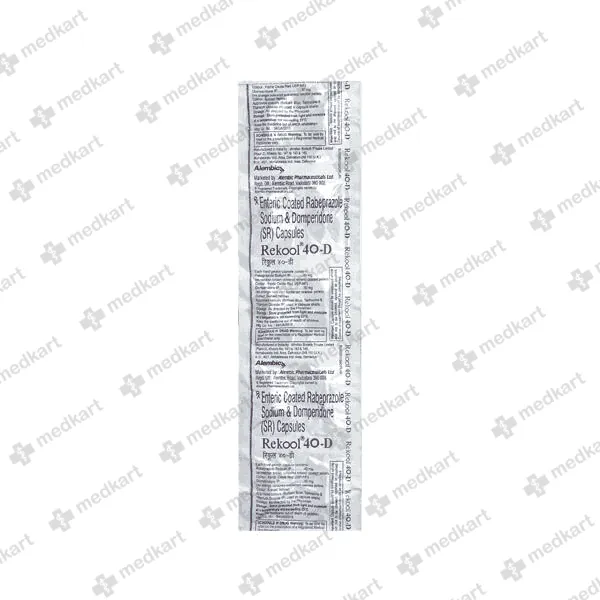 REKOOL D 40MG CAP 1X10 - 11249 - Medkart Pharmacy | Generic Medicines Online - Best Online Pharmacy App