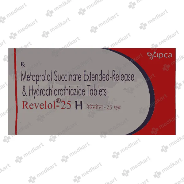 REVELOL H 25MG TAB 1X10 - 11364 - Medkart Pharmacy | Generic Medicines Online - Best Online Pharmacy App