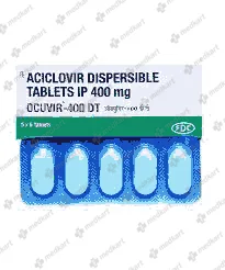 OCUVIR DT 400MG TAB 1X5 - 9554 - Medkart Pharmacy | Generic Medicines Online - Best Online Pharmacy App