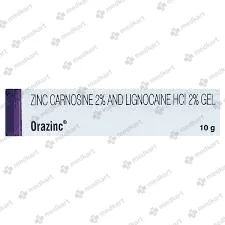 ORAZINC GEL 10GM - 19744 - Medkart Pharmacy | Generic Medicines Online - Best Online Pharmacy App