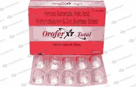 OROFER XT TOTAL TAB 1X10 - 9942 - Medkart Pharmacy | Generic Medicines Online - Best Online Pharmacy App