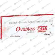 OVABLESS MYO TAB 1X10 - 10012 - Medkart Pharmacy | Generic Medicines Online - Best Online Pharmacy App