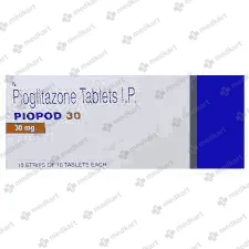 PIOPOD 30MG TAB 1X10 -  - Medkart Pharmacy | Generic Medicines Online - Best Online Pharmacy App