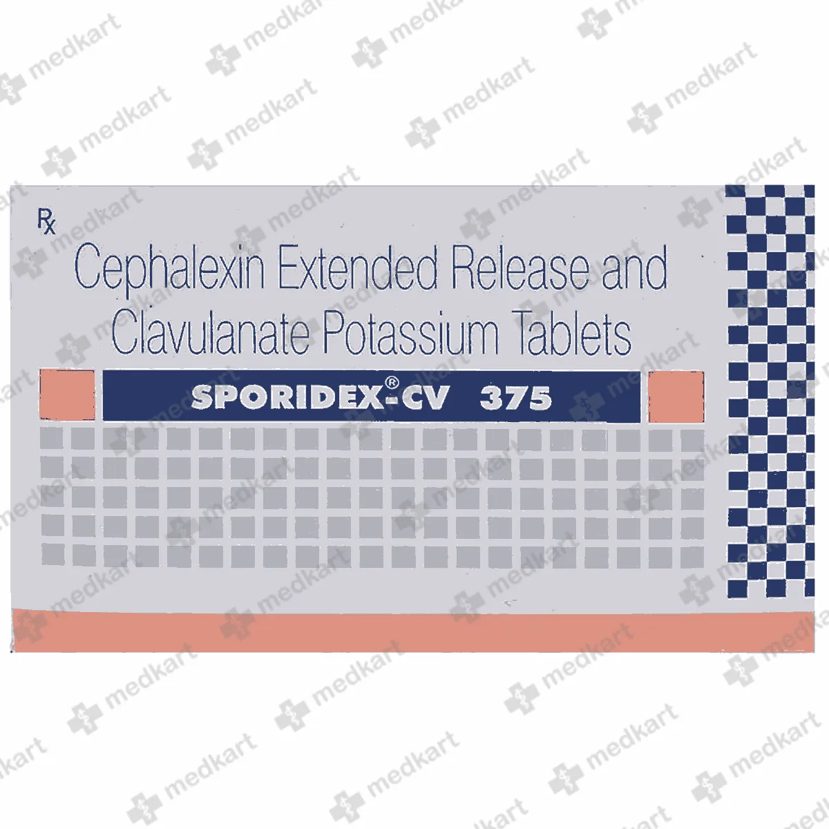 SPORIDEX CV 375MG TABLET 10'S