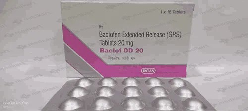 BACLOF OD 20MG TABLET 15'S