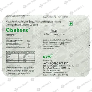 CISABONE TABLET 10'S