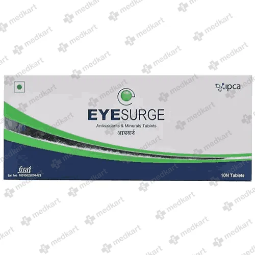 EYE SURGE TAB 1X10 - 4595 - Medkart Pharmacy | Generic Medicines Online - Best Online Pharmacy App