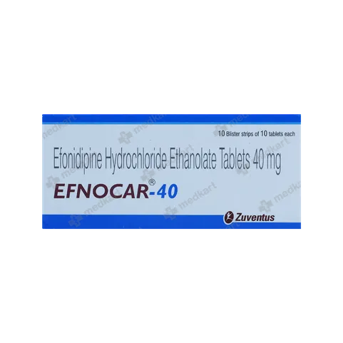 EFNOCAR 40MG TABLET 10'S