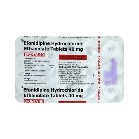 EFONTA 40MG TABLET 15'S