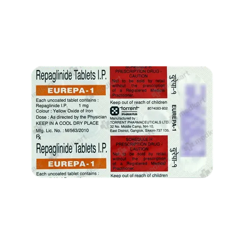EUREPA 1MG TABLET 15'S