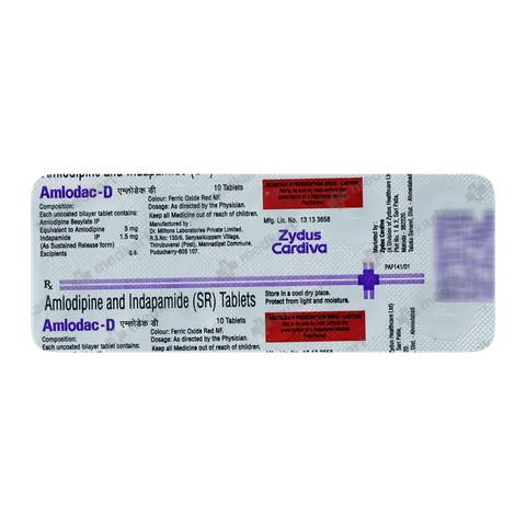 AMLODAC D TABLET 10'S