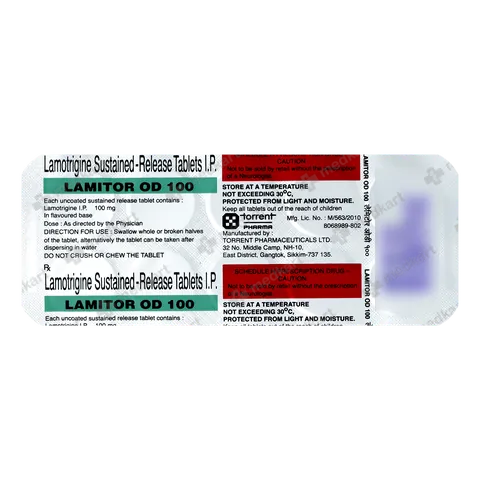 LAMITOR OD 100MG TABLET 10'S