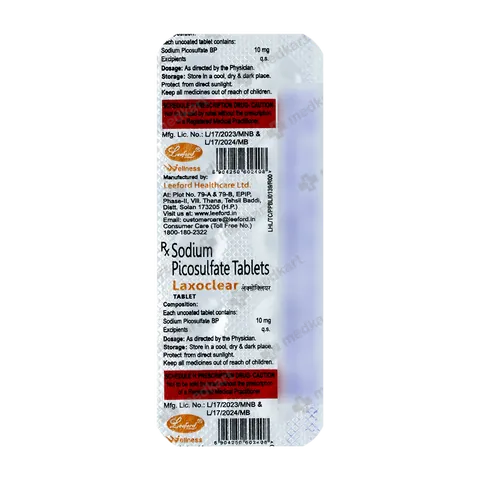 LAXOCLEAR TABLET 10'S