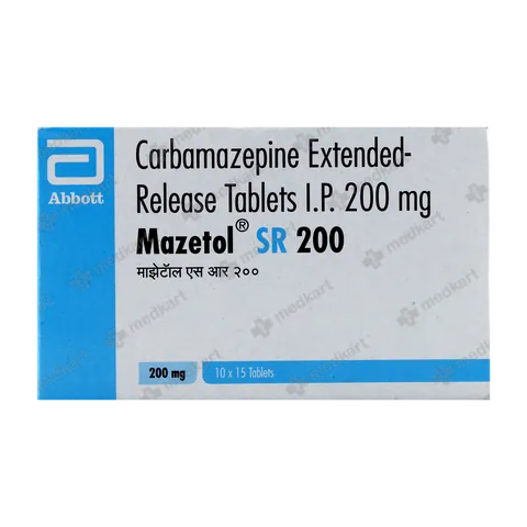 MAZETOL SR 200MG TABLET 15'S