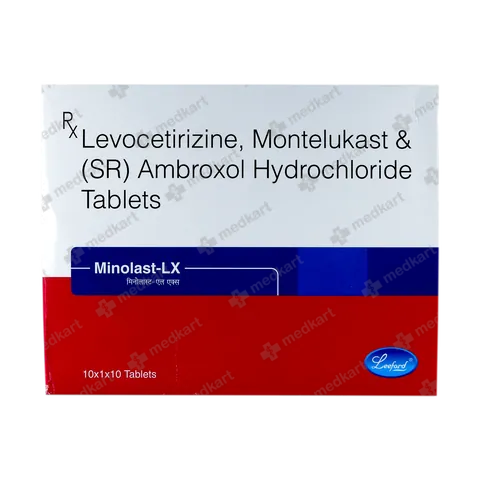 MINOLAST LX TABLET 10'S