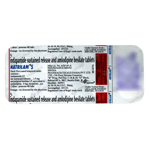 NATRILAM 5MG TABLET 10'S