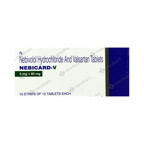 NEBICARD V TABLET 10'S