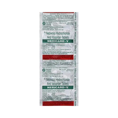 NEBICARD V TABLET 10'S