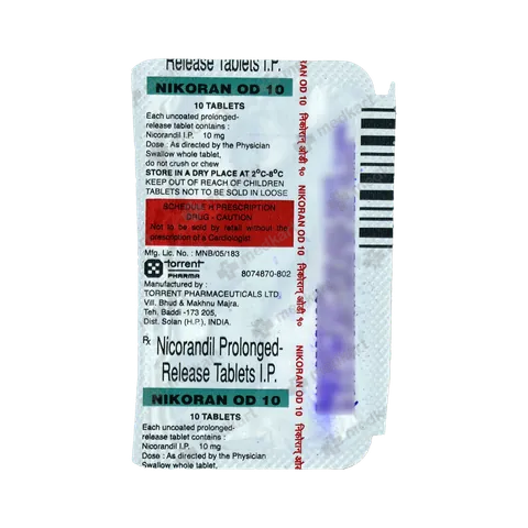 NIKORAN OD 10MG TABLET 10'S