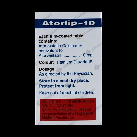 ATORLIP 10MG TABLET 15'S