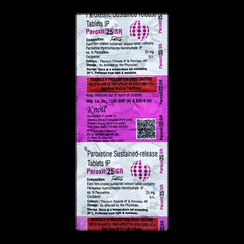 PAROXIT 25 SR TABLET 10'S