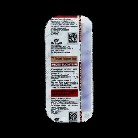 PLACIDA PLUS TABLET 10'S