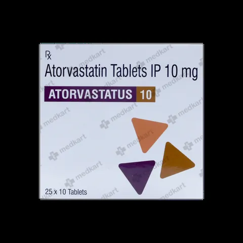 ATORVASTATUS 10MG TABLET 10'S