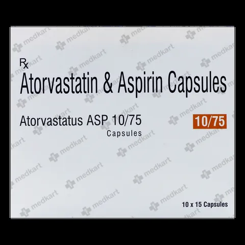 ATORVASTATUS ASP 10/75MG TABLET 15'S