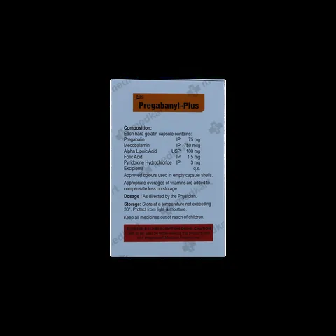 PREGABANYL PLUS CAPSULE 10'S