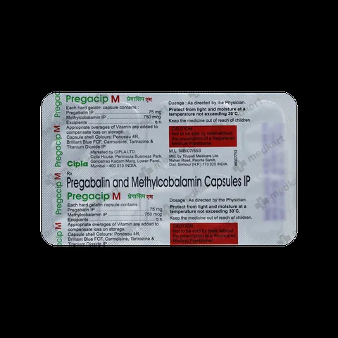 PREGACIP M CAPSULE 10'S