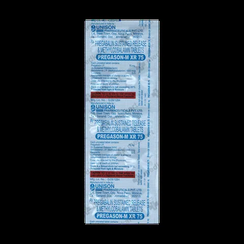 PREGASON M XR 75MG TABLET 10'S