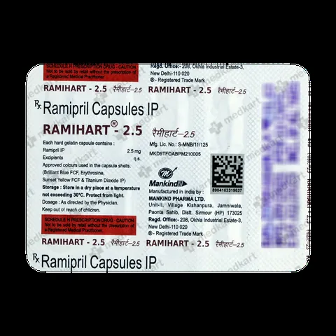 RAMIHART 2.5MG CAPSULE 7'S