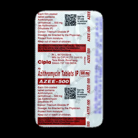 AZEE 500MG TABLET 3'S