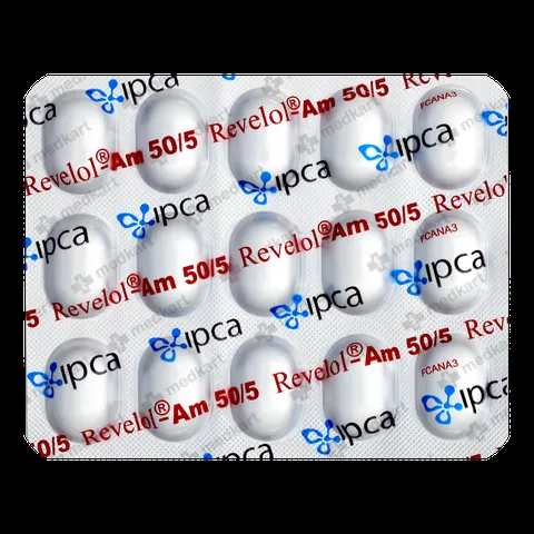 REVELOL AM 50/5MG TABLET 15'S
