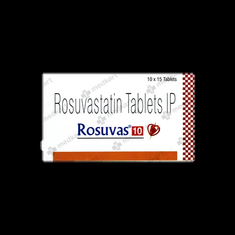 ROSUVAS 10MG TABLET 15'S