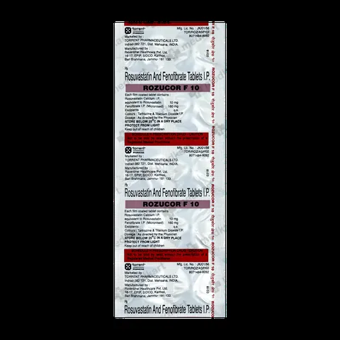 ROZUCOR F 10MG TABLET 10'S