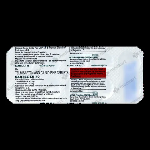SARTEL LN 40MG TABLET 10'S