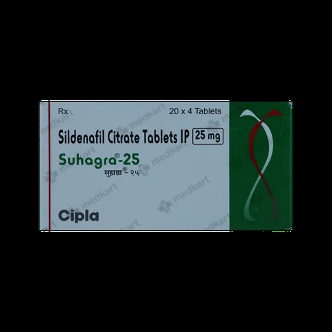 SUHAGRA 25MG TABLET 4'S