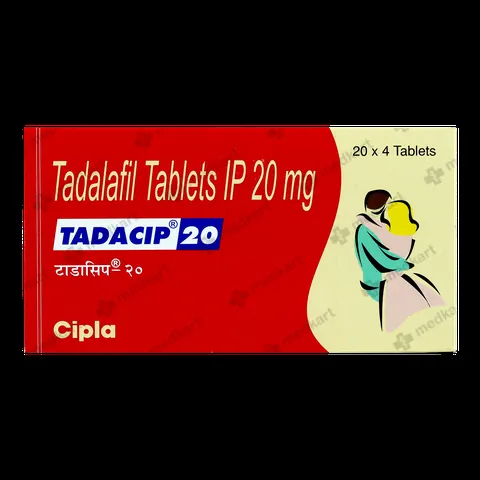 Tadacip 20mg Tablet 4's – Composition & Ingredients