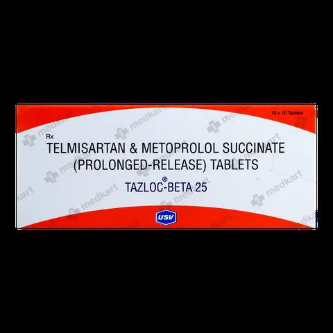 TAZLOC BETA 25MG TABLET 10'S