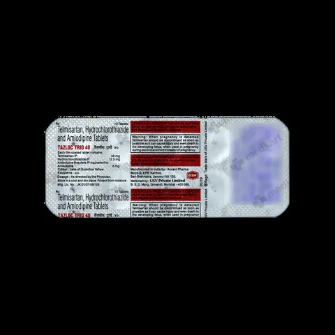 TAZLOC TRIO 40MG TABLET 10'S